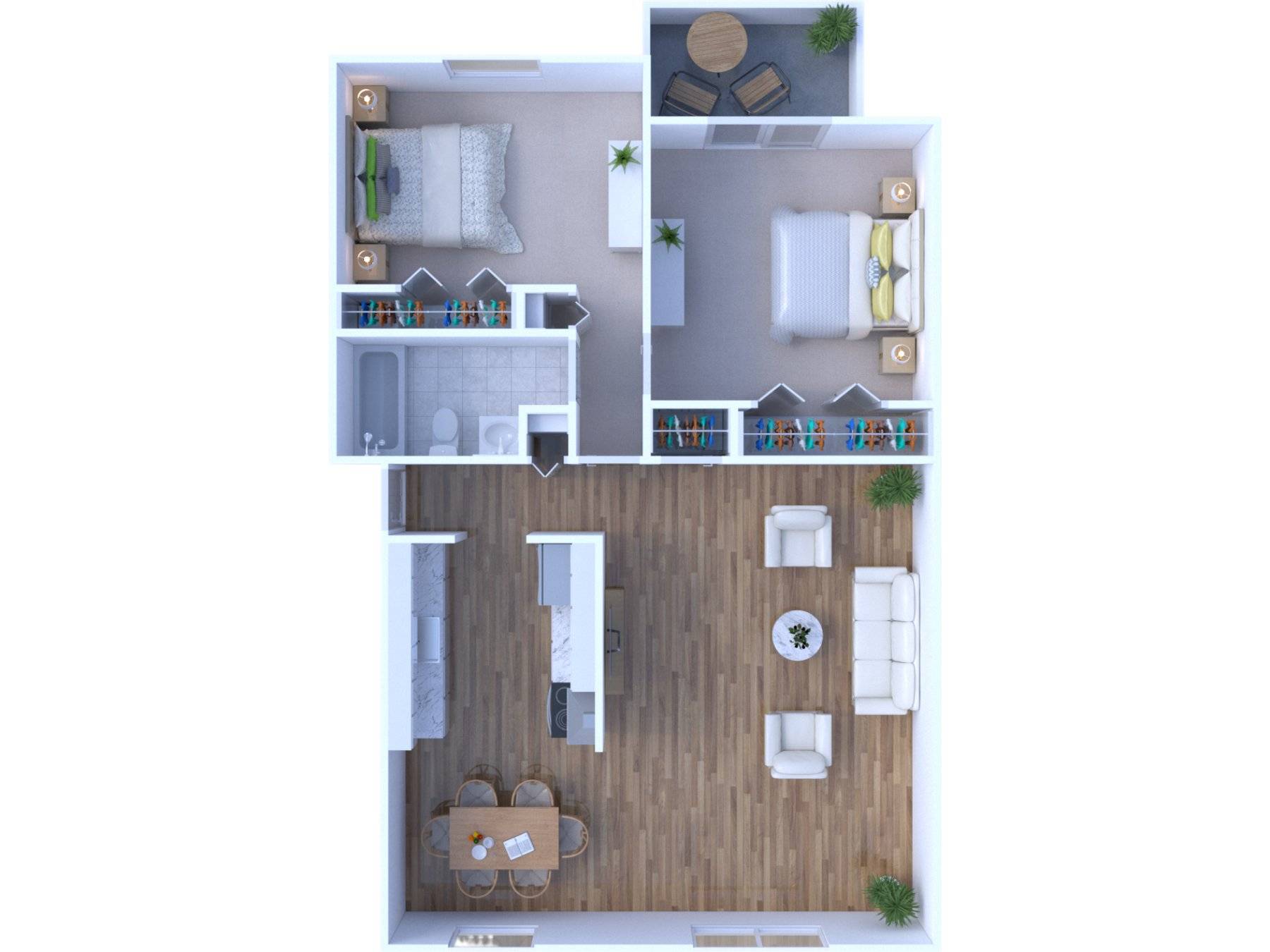 2BR - 1BTH RR Image