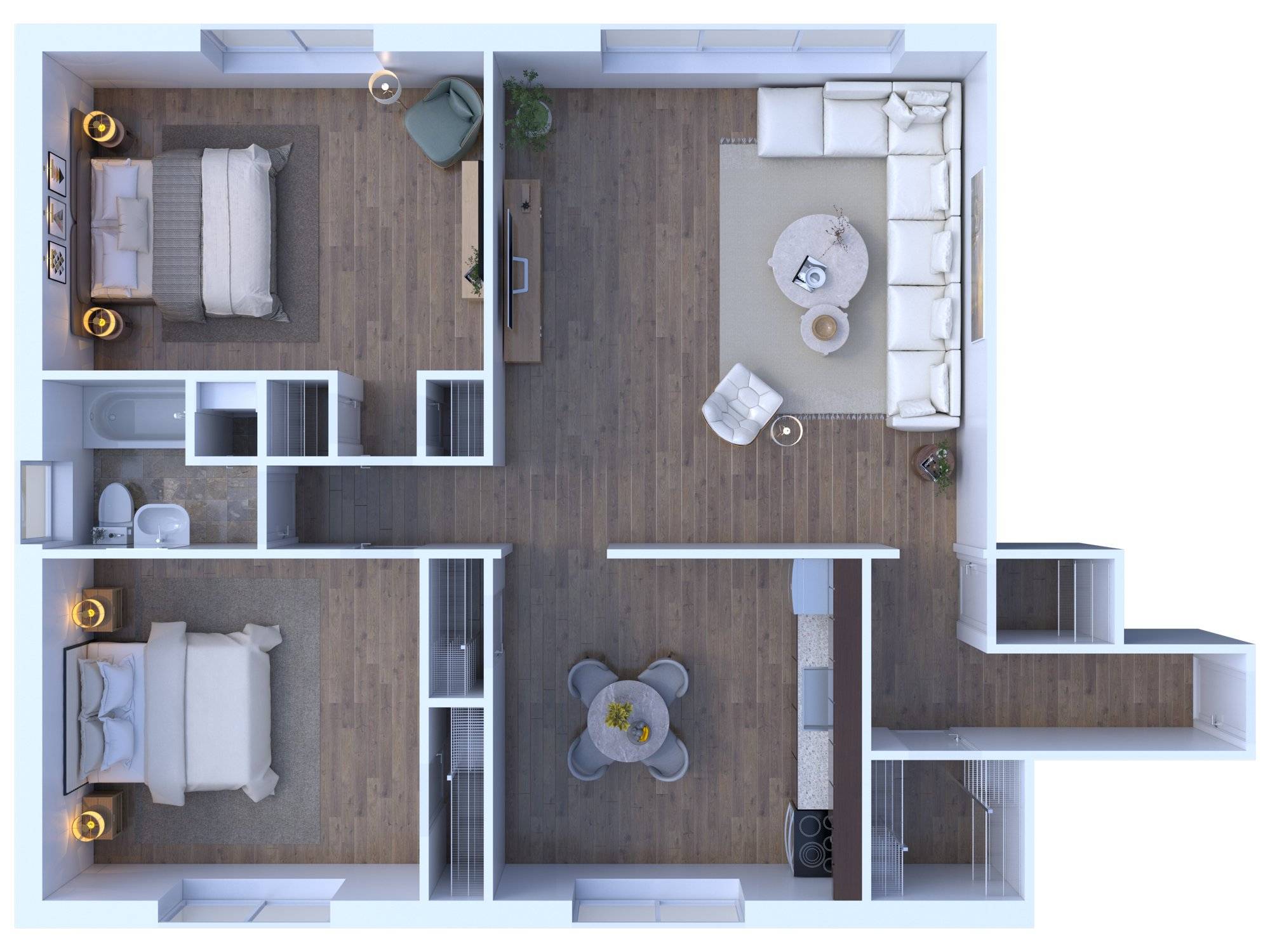 2BR - 1BTH Image
