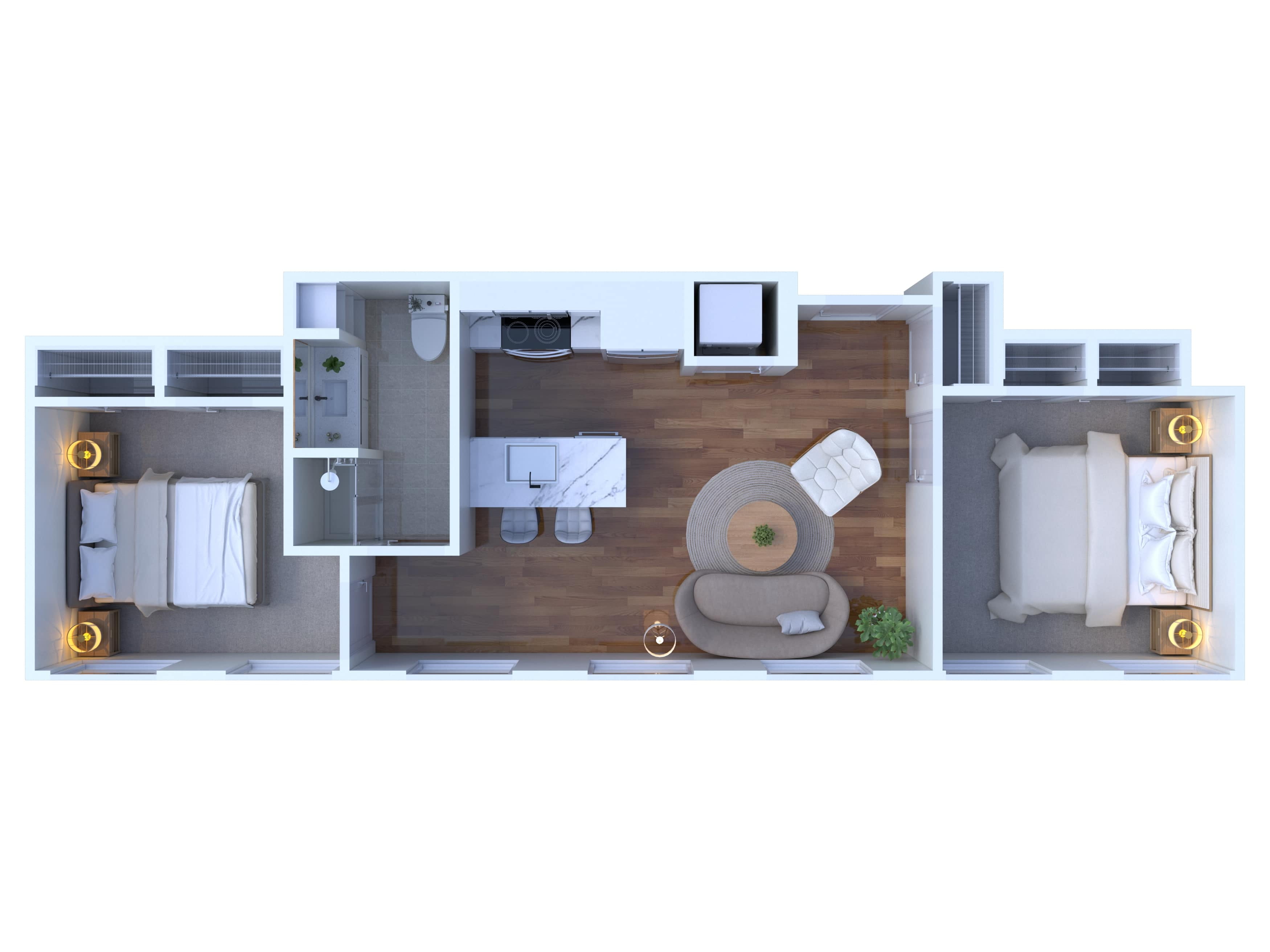 2BR - 2BTH Image
