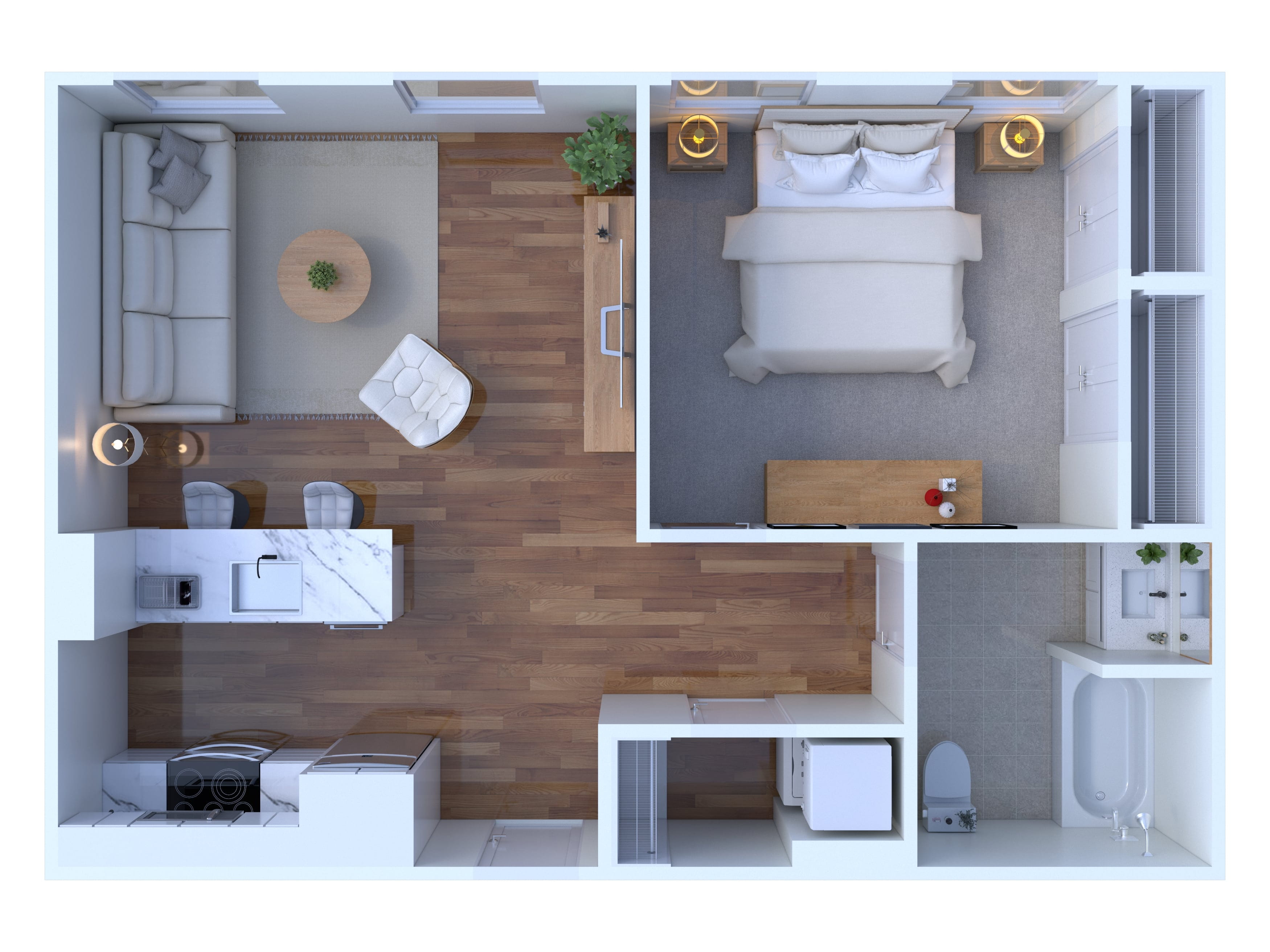 1BR - 1BTH Image