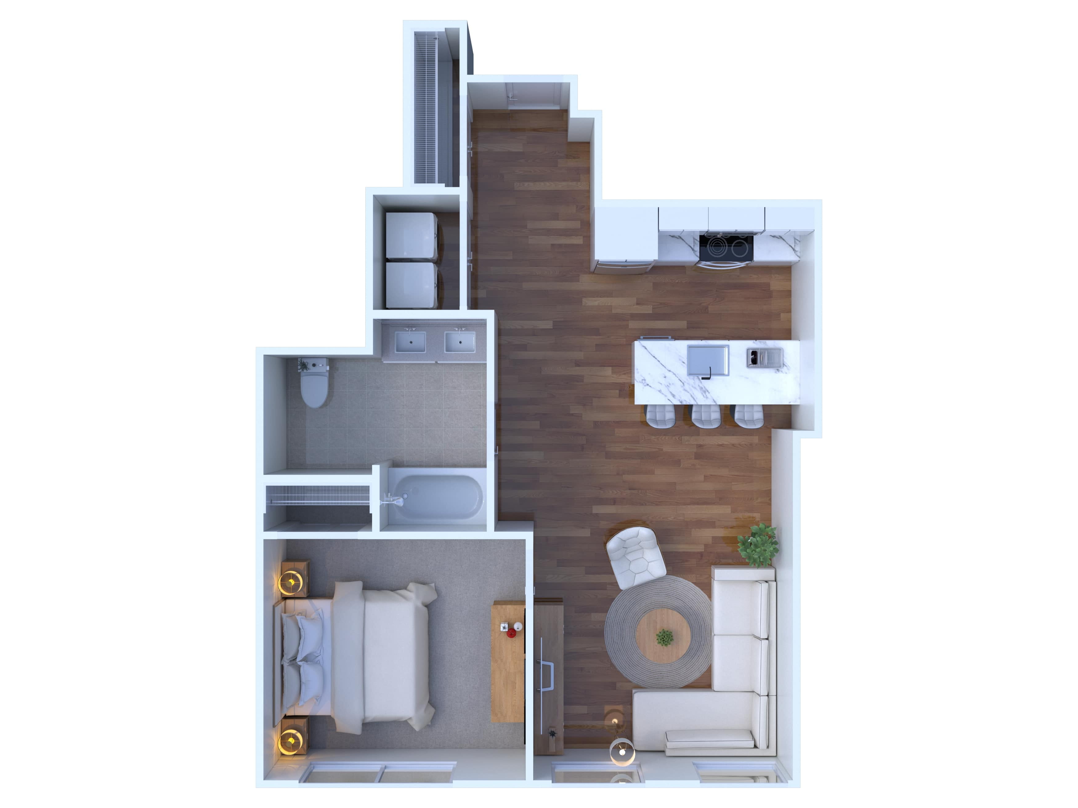 1BR - 1BTH Image