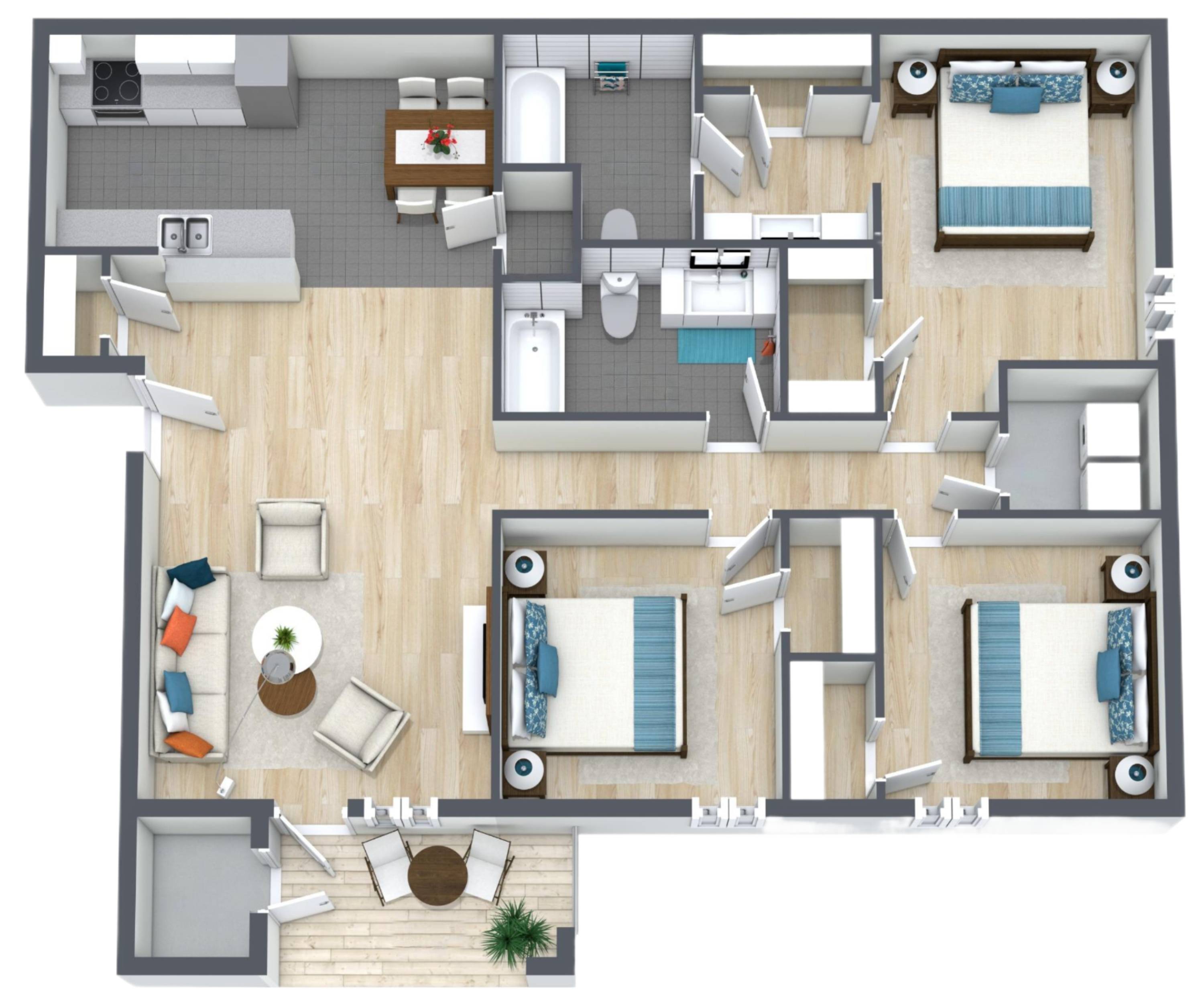 3BR - 2BTH RR Image