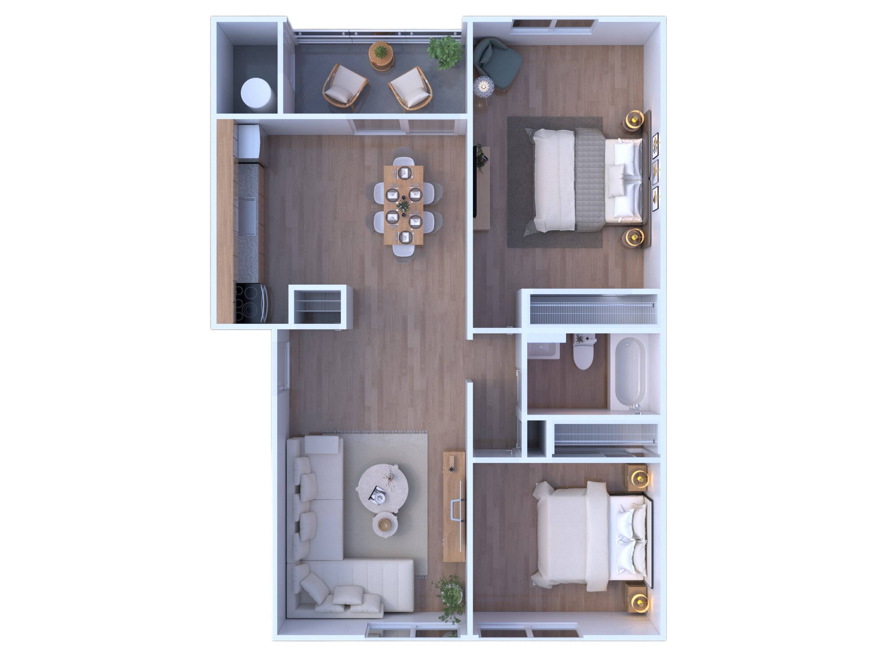 2BR - 1BTH Image