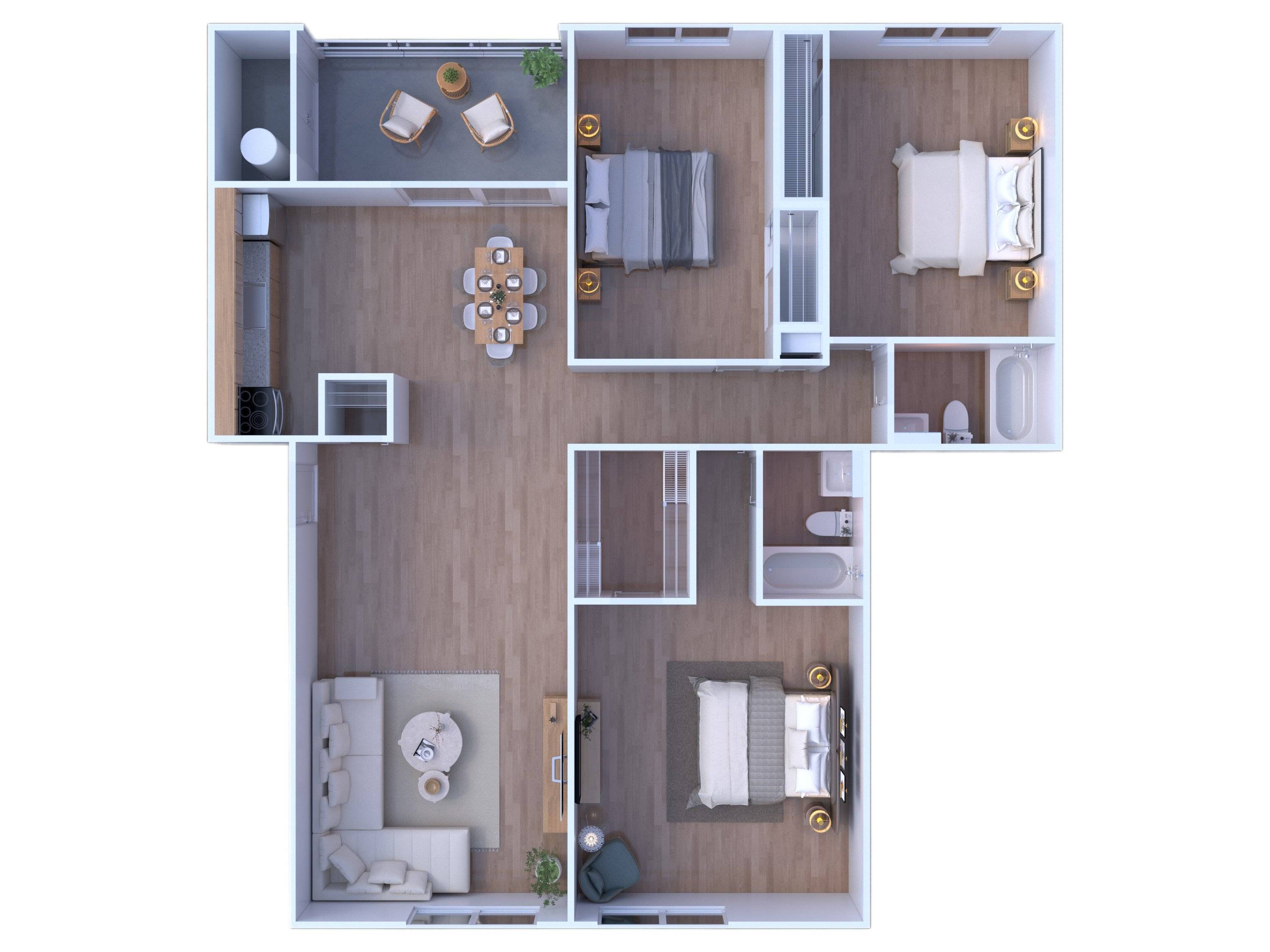 3BR - 1.5BTH Image