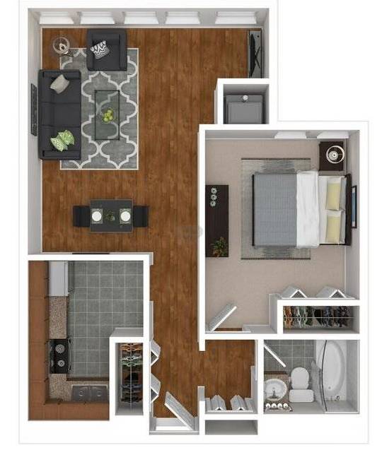 1BR - 1BTH Image