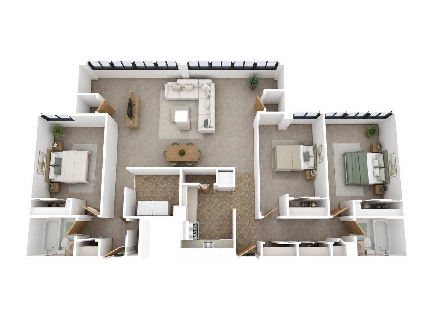 3BR - 2BTH Penthouse Image