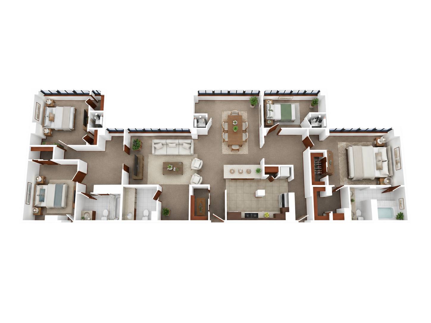4BR - 2.5BTH Penthouse Image