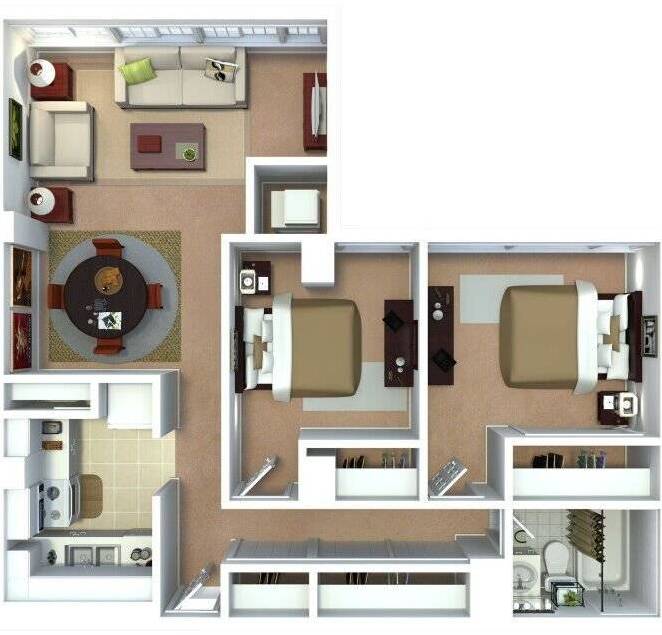 2BR - 1BTH Image