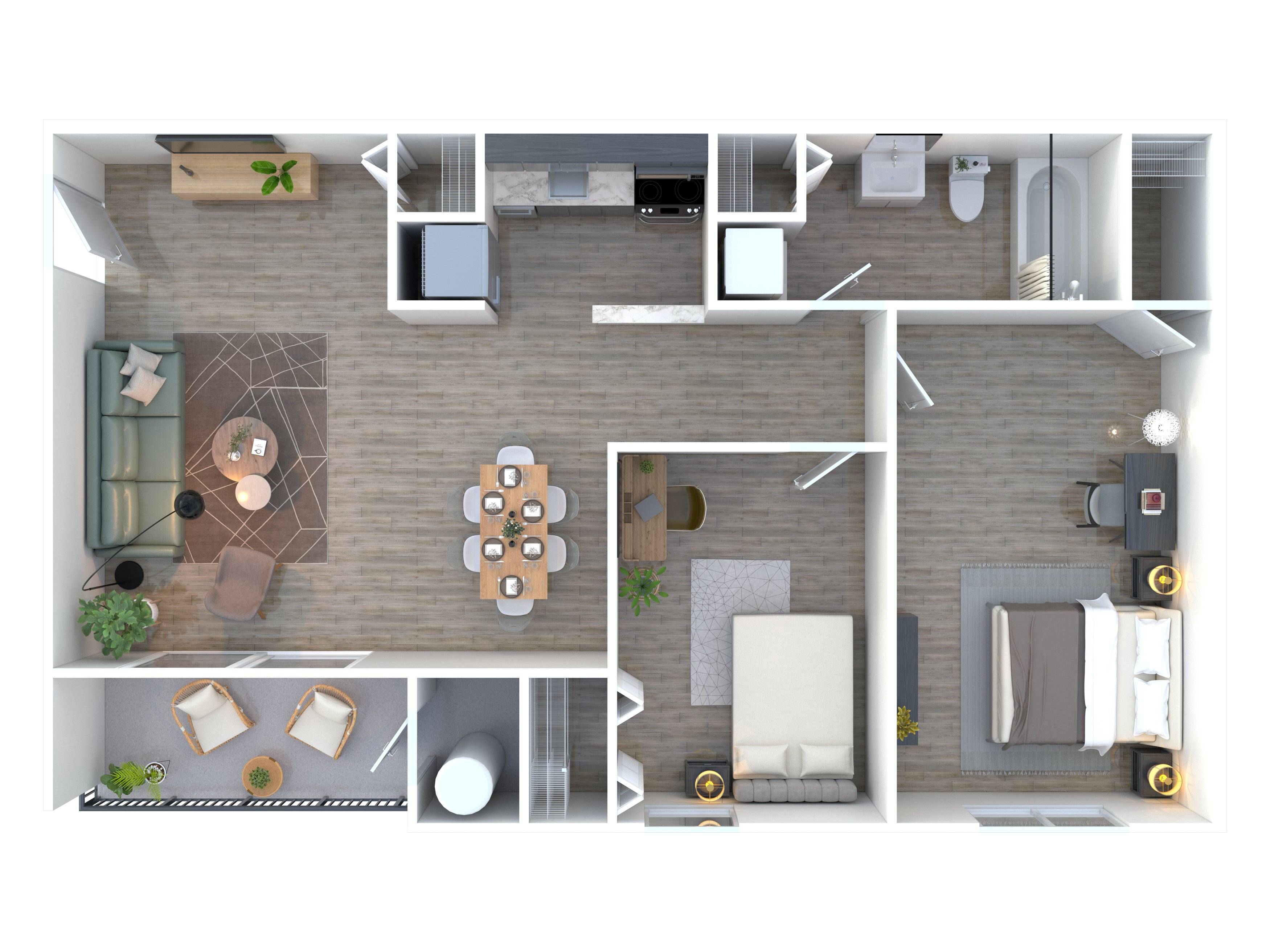 2BR - 1BTH RR Image